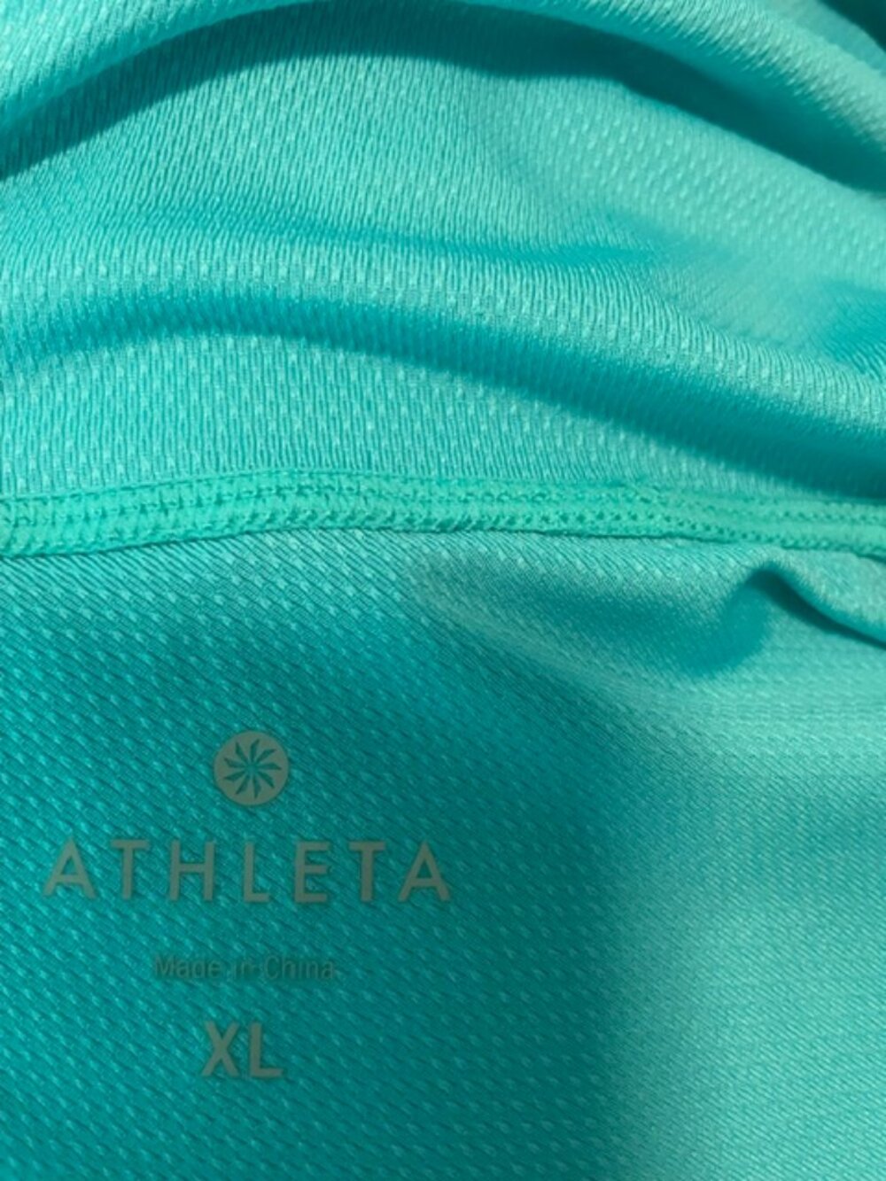 Athleta Wick It Wader Hoodie Womens XL Teal Swimming Cover Up - EUC - Picture 3 of 3